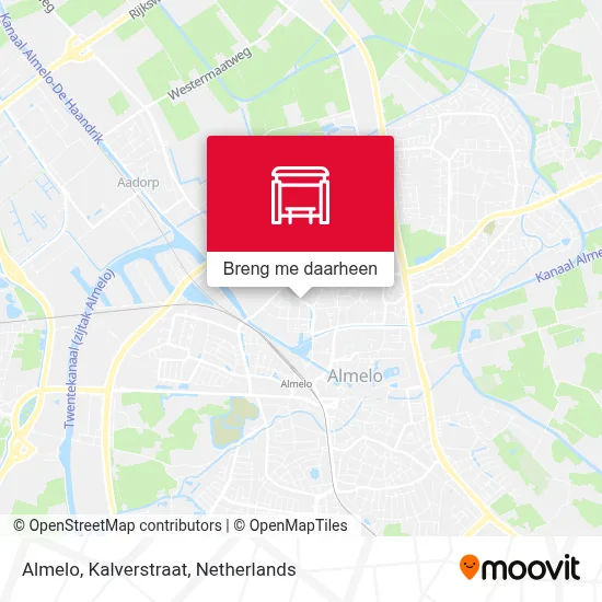 Almelo, Kalverstraat kaart