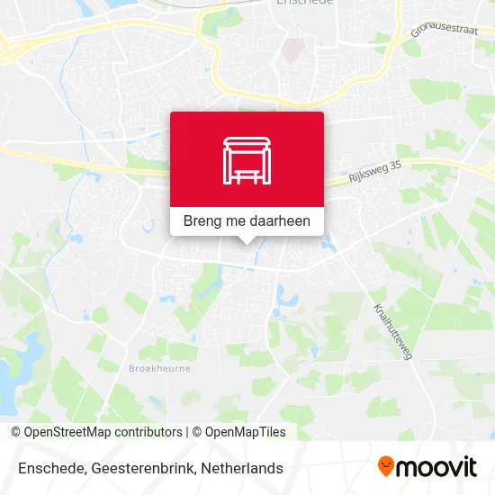 Enschede, Geesterenbrink kaart