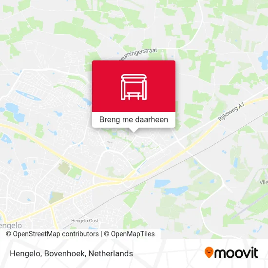 Hengelo, Bovenhoek kaart