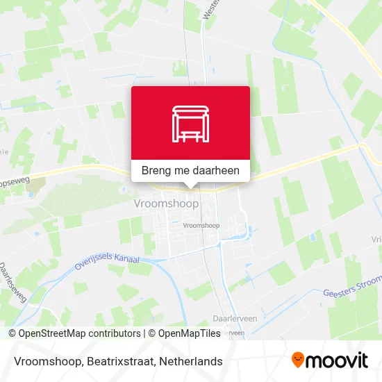 Vroomshoop, Beatrixstraat kaart