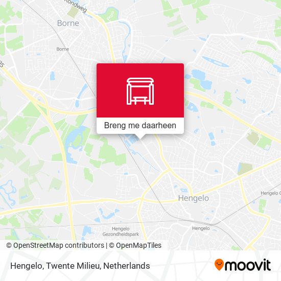 Hengelo, Twente Milieu kaart