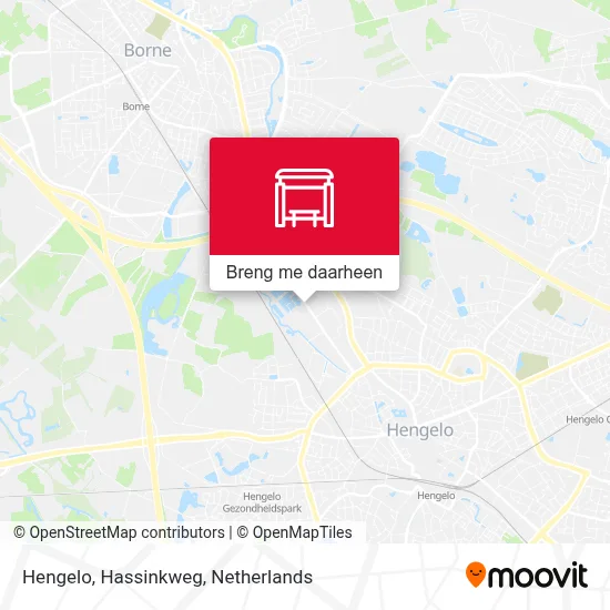 Hengelo, Hassinkweg kaart