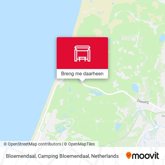 Bloemendaal, Camping Bloemendaal kaart