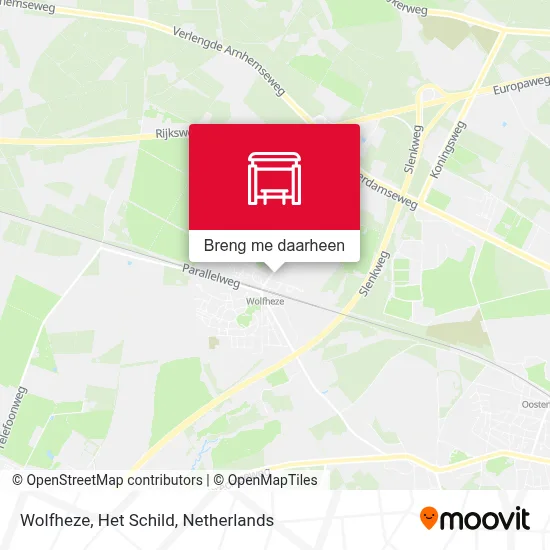 Wolfheze, Het Schild kaart