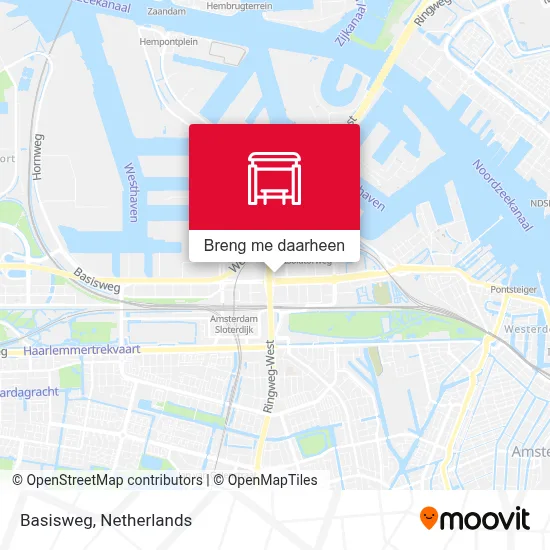 Basisweg kaart