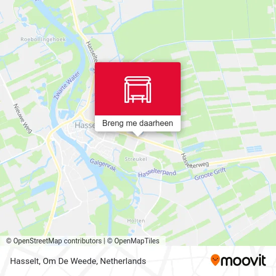 Hasselt, Om De Weede kaart
