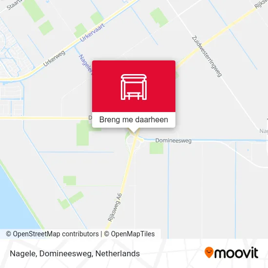 Nagele, Domineesweg kaart