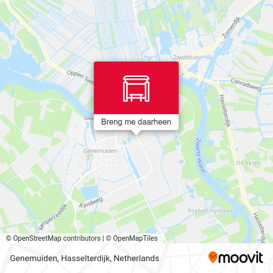 Genemuiden, Hasselterdijk kaart