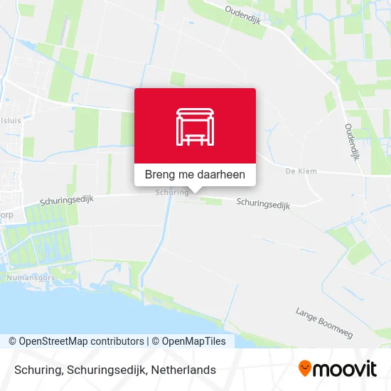 Schuring, Schuringsedijk kaart