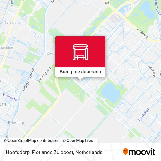 Hoofddorp, Floriande Zuidoost kaart