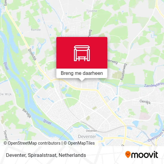 Deventer, Spiraalstraat kaart