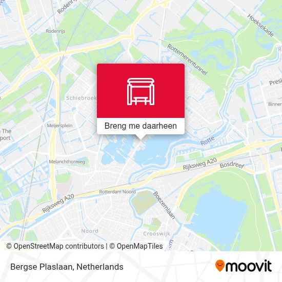 Bergse Plaslaan kaart