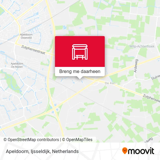 Apeldoorn, Ijsseldijk kaart