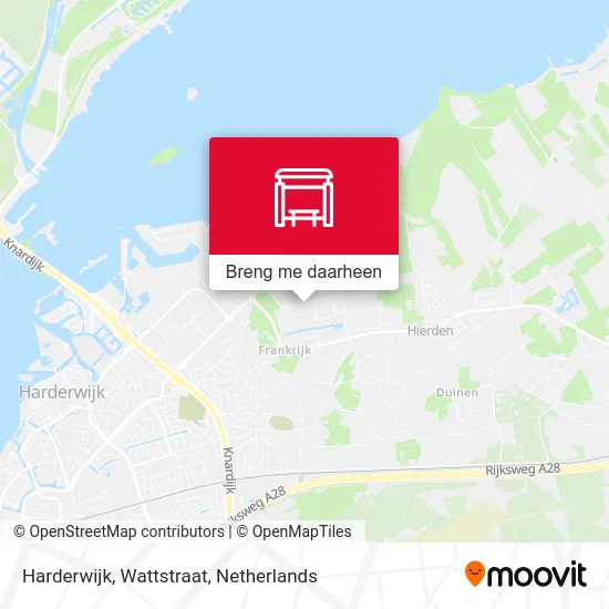 Harderwijk, Wattstraat kaart