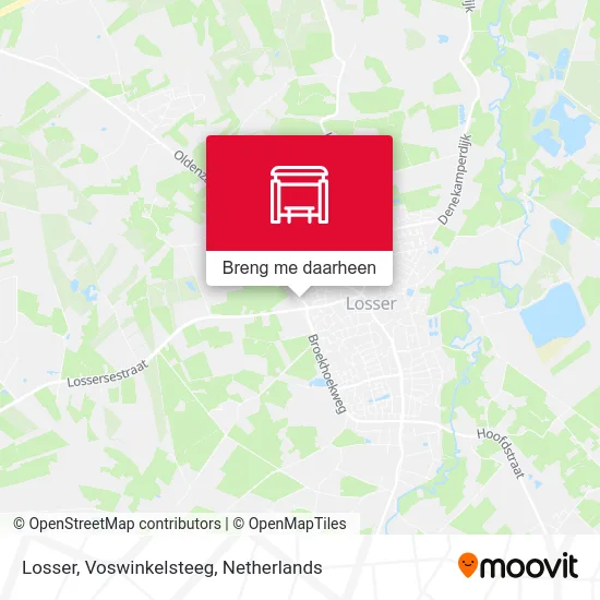 Losser, Voswinkelsteeg kaart