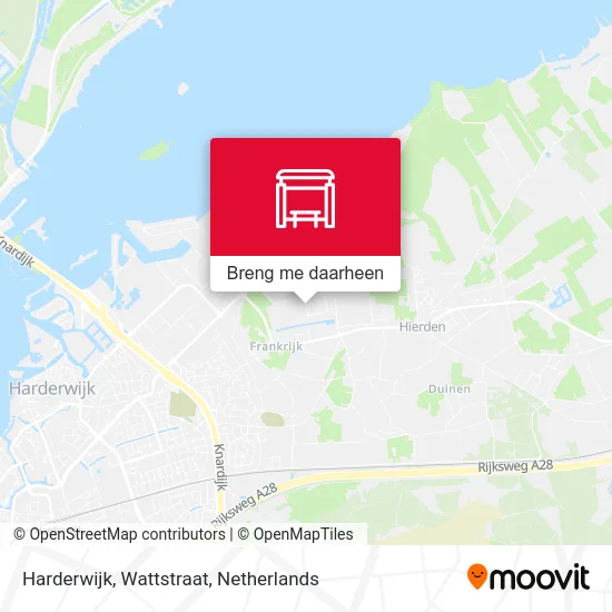 Harderwijk, Wattstraat kaart