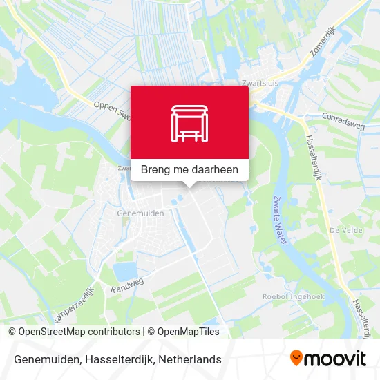 Genemuiden, Hasselterdijk kaart