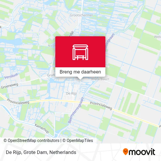 De Rijp, Grote Dam kaart