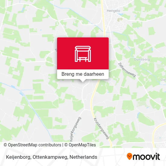 Keijenborg, Ottenkampweg kaart