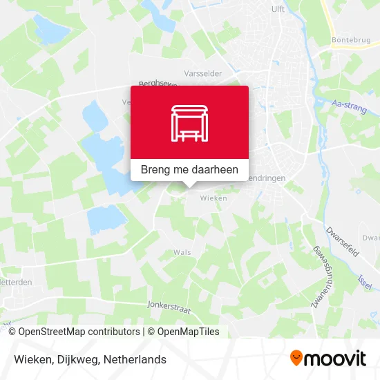 Wieken, Dijkweg kaart