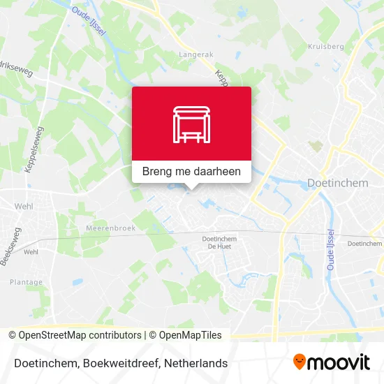 Doetinchem, Boekweitdreef kaart