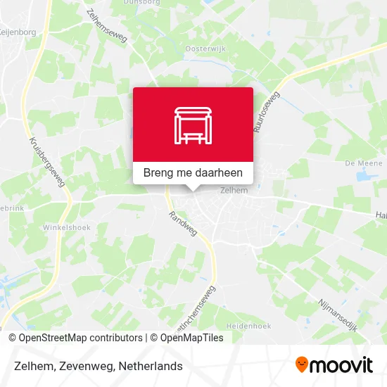 Zelhem, Zevenweg kaart