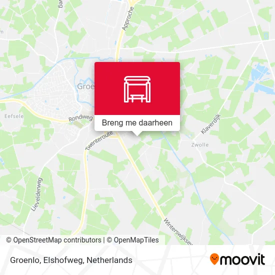 Groenlo, Elshofweg kaart