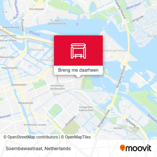 Soembawastraat kaart