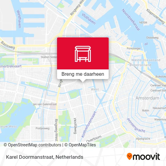 Karel Doormanstraat kaart