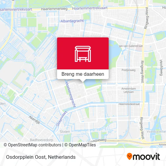 Osdorpplein Oost kaart