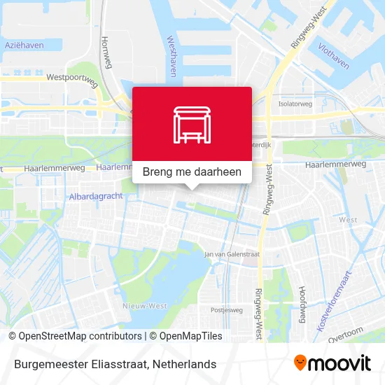 Burgemeester Eliasstraat kaart