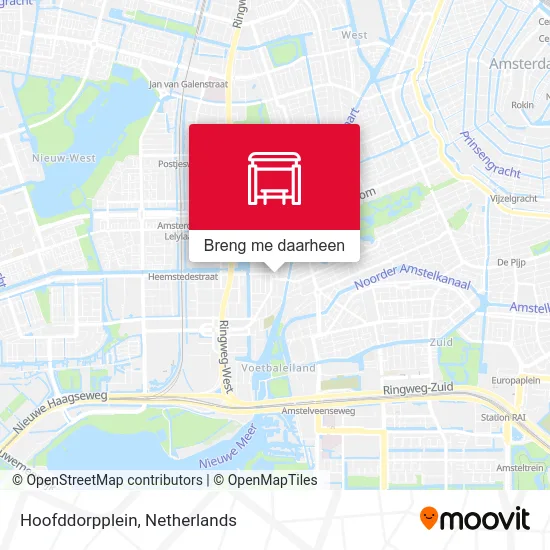 Hoofddorpplein kaart