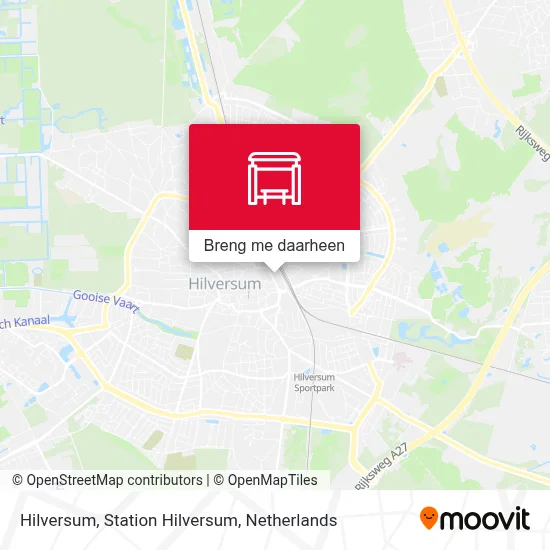 Hilversum, Station Hilversum kaart