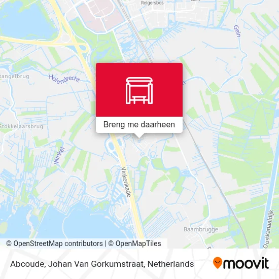 Abcoude, Johan Van Gorkumstraat kaart