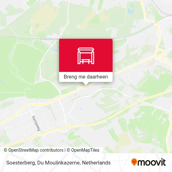 Soesterberg, Du Moulinkazerne kaart