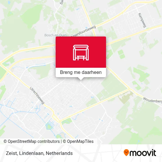 Zeist, Lindenlaan kaart