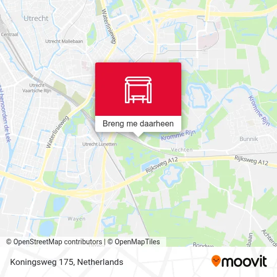 Koningsweg 175 kaart