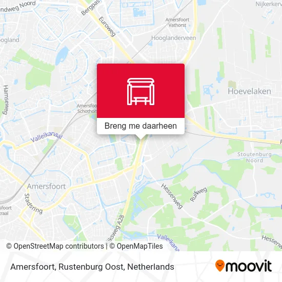 Amersfoort, Rustenburg Oost kaart