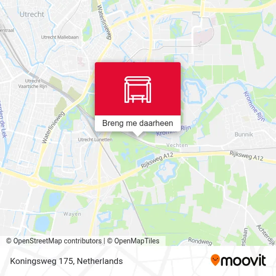 Koningsweg 175 kaart
