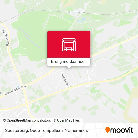 Soesterberg, Oude Tempellaan kaart
