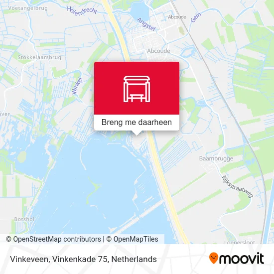 Vinkeveen, Vinkenkade 75 kaart