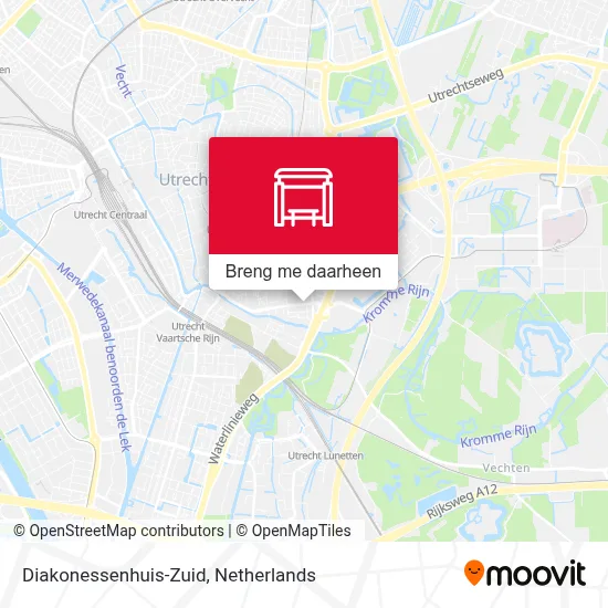 Diakonessenhuis-Zuid kaart