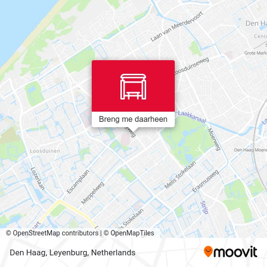 Den Haag, Leyenburg kaart