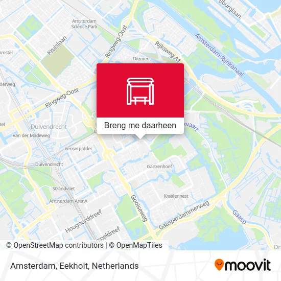 Amsterdam, Eekholt kaart