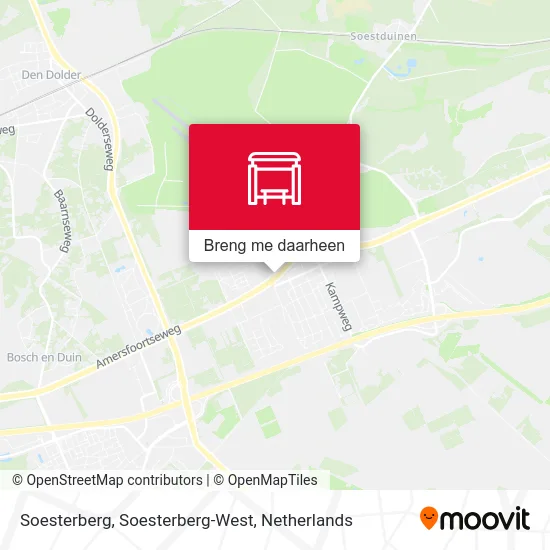 Soesterberg, Soesterberg-West kaart