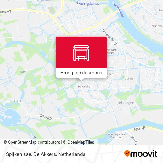 Spijkenisse, De Akkers kaart