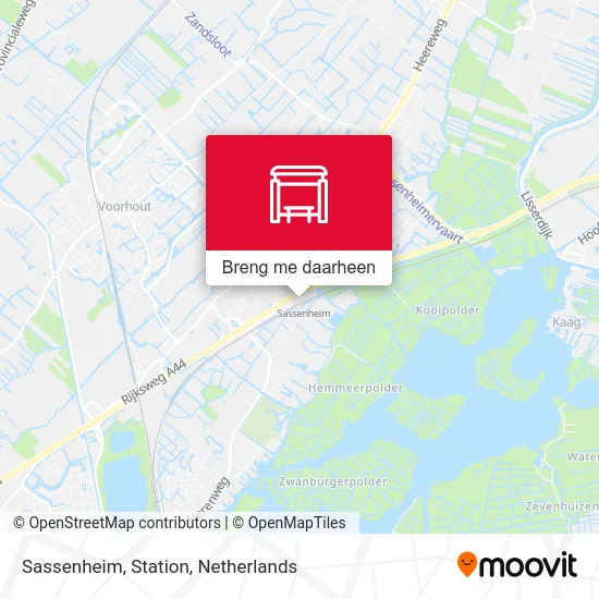Sassenheim, Station kaart