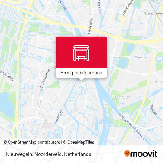 Nieuwegein, Noorderveld kaart