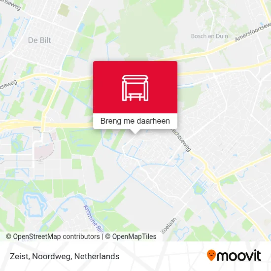 Zeist, Noordweg kaart