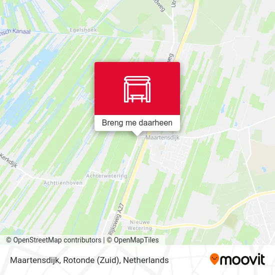 Maartensdijk, Rotonde (Zuid) kaart